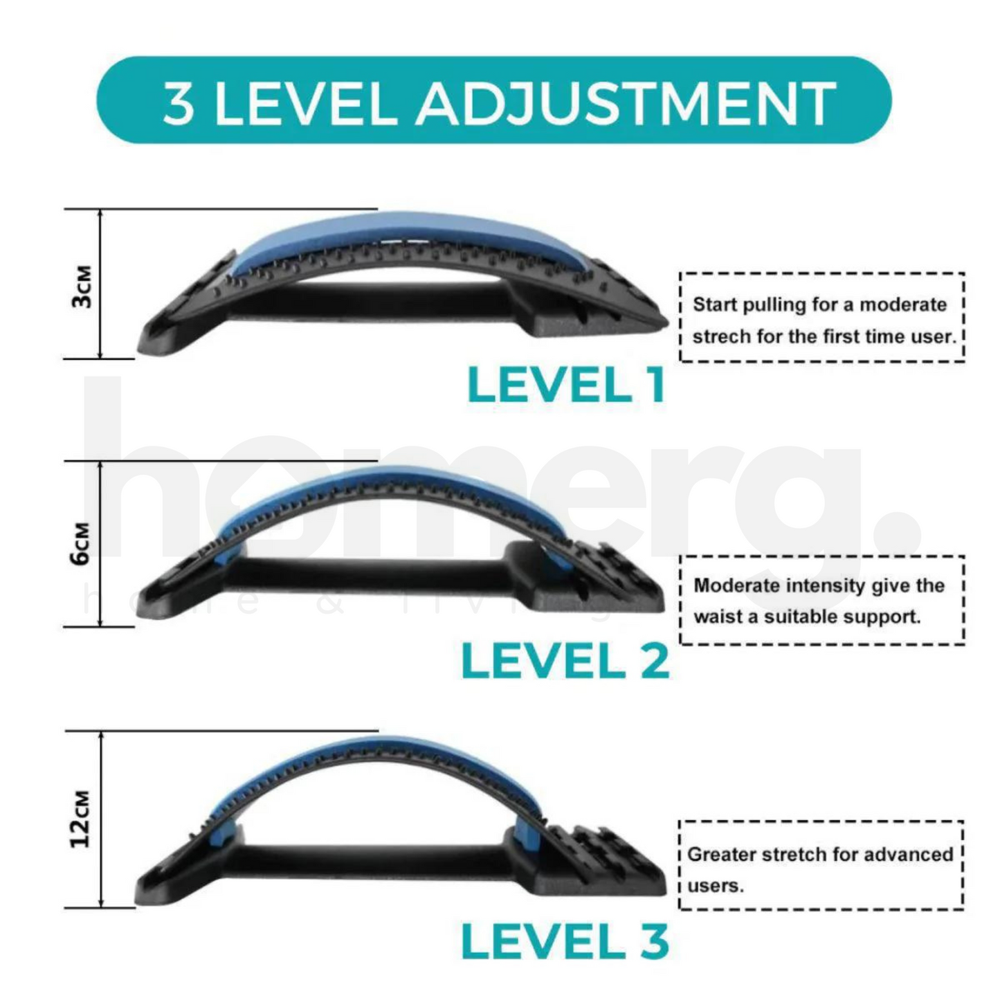 Multi-Level Adjustable Posture Corrector & Back Stretcher