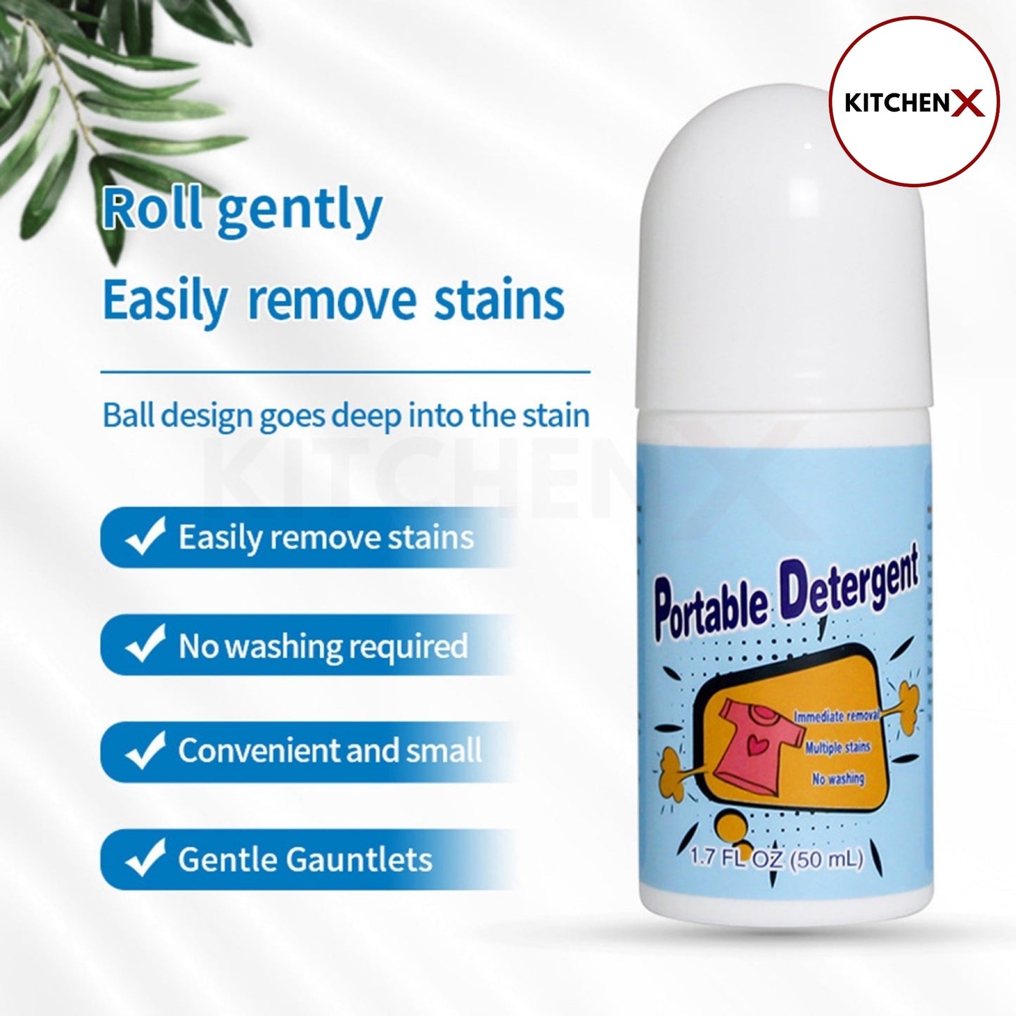 Portable Magic Stain Roll-on Cleaner