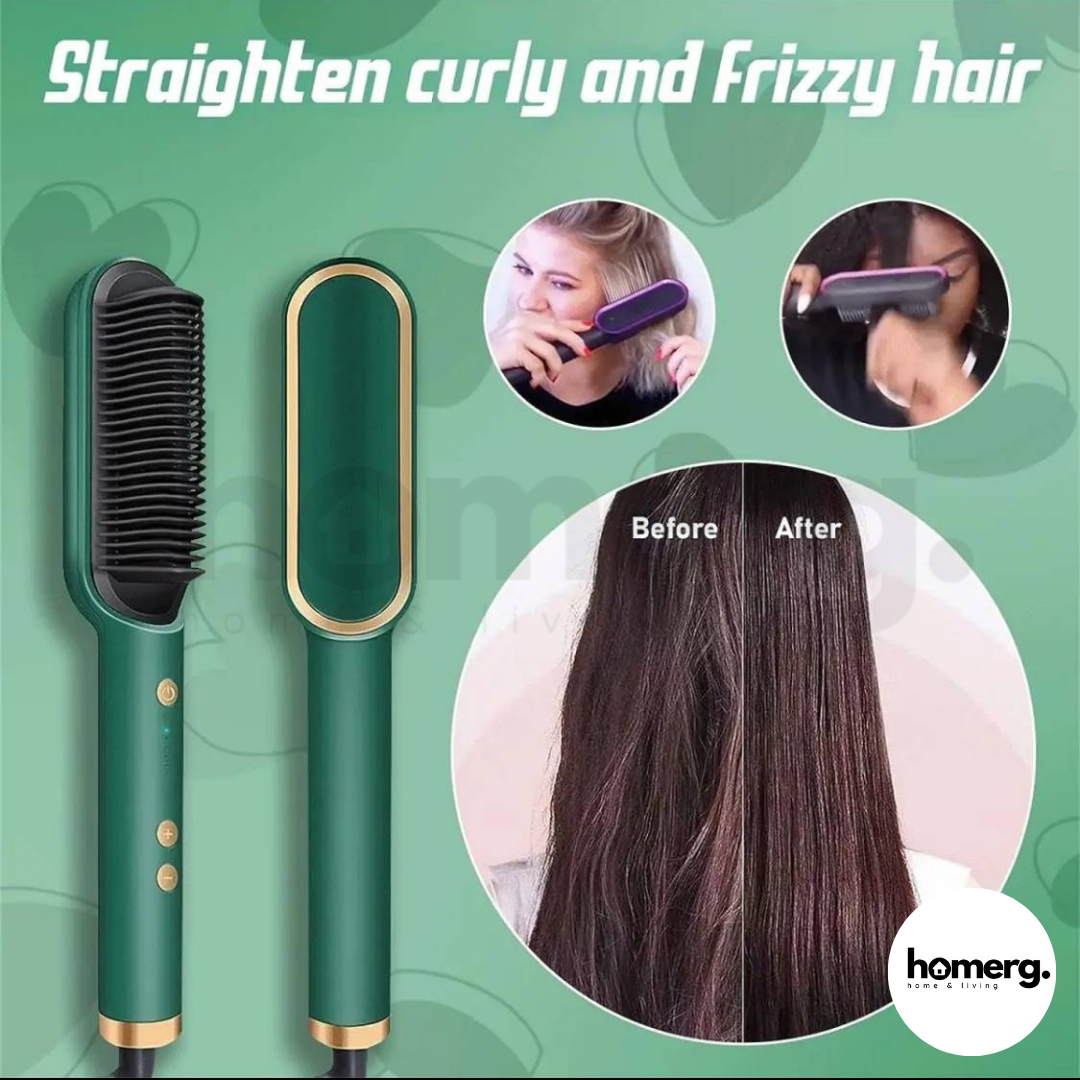 2 in 1 Hair Straightener Comb