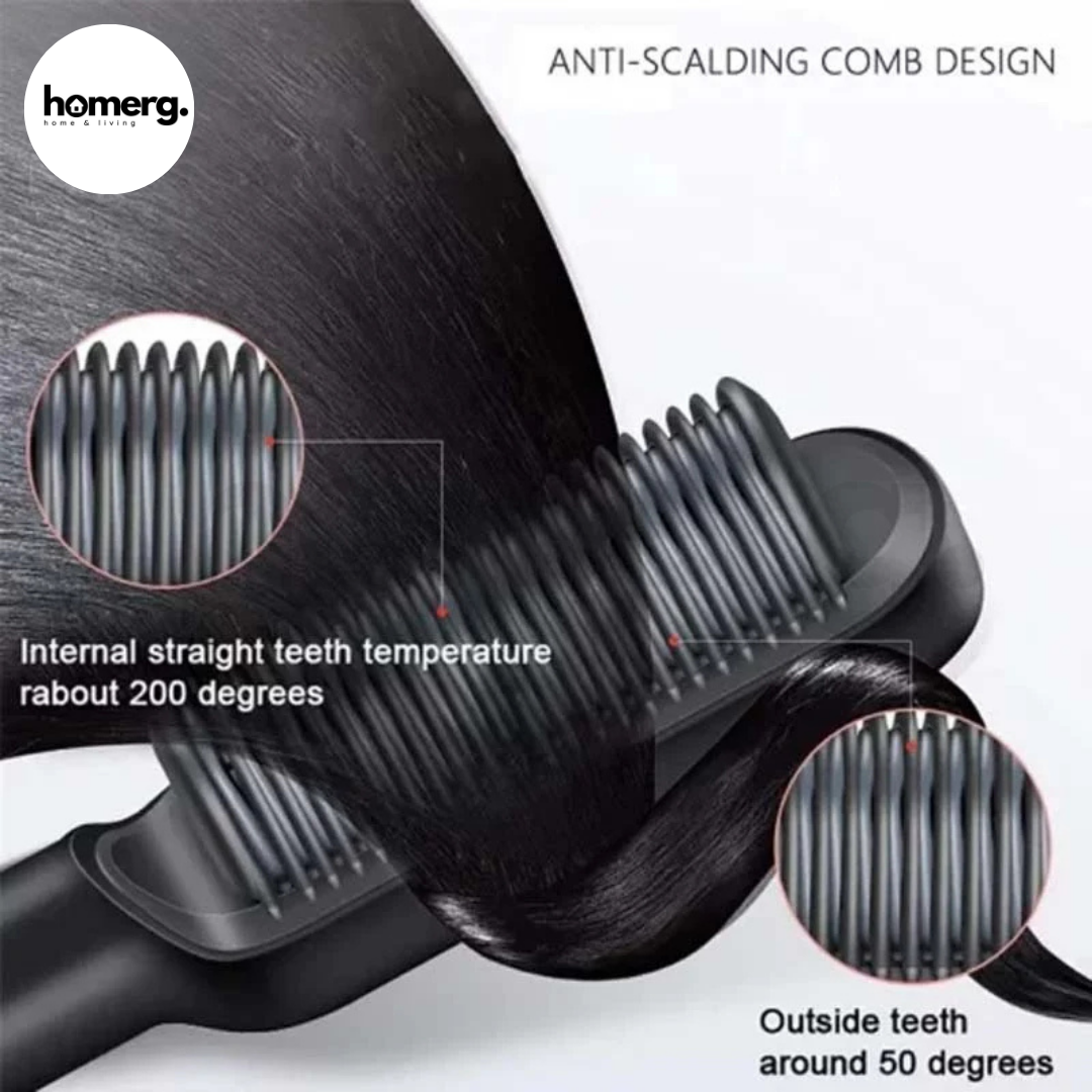 2 in 1 Hair Straightener Comb