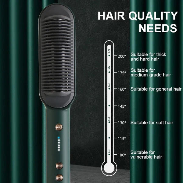 2 in 1 Professional Hair Straightener Comb