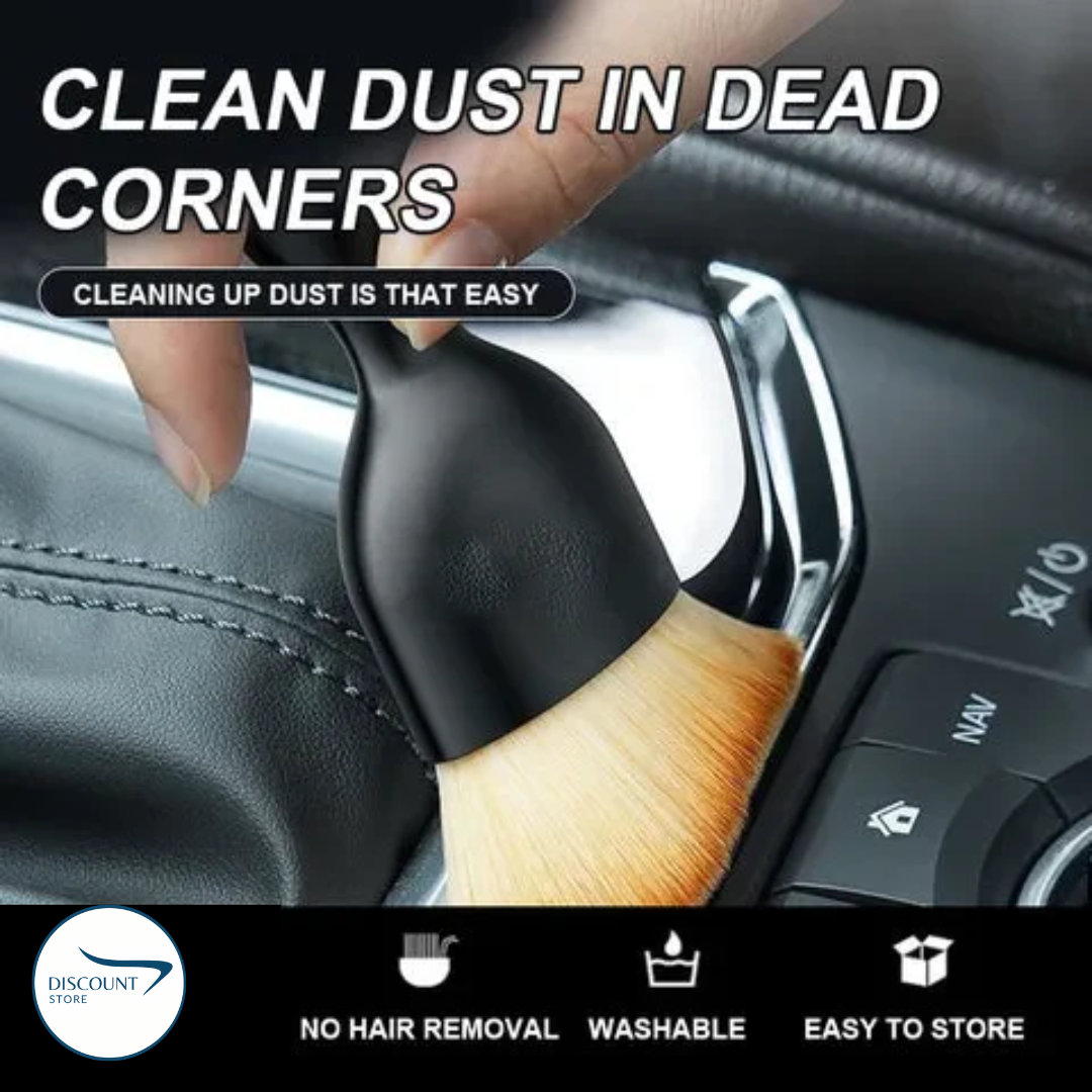 Car Interior Dust Sweeping Soft Brush - (IMPORTED)