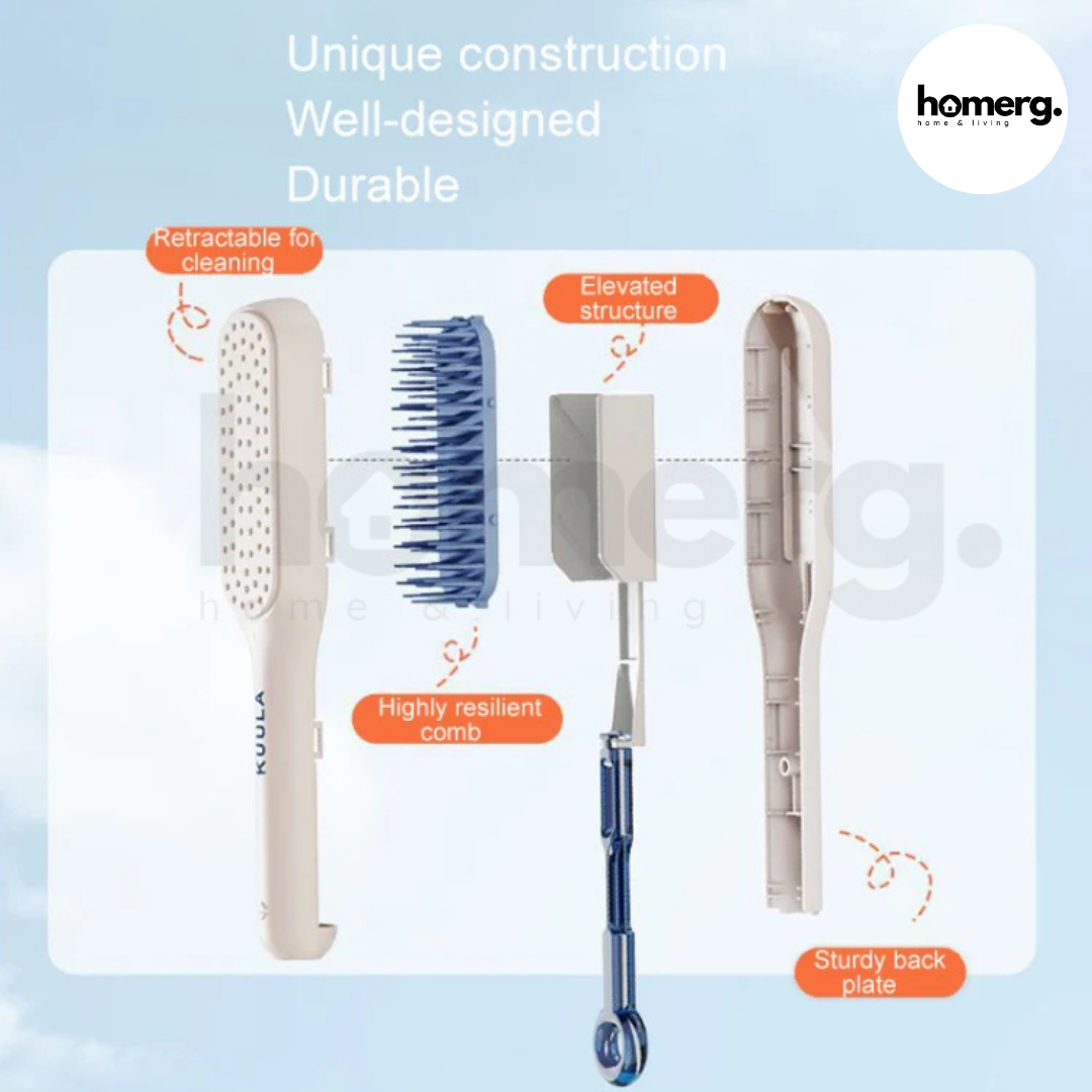 Self Cleaning Magic Hair Brush - (IMPORTED)