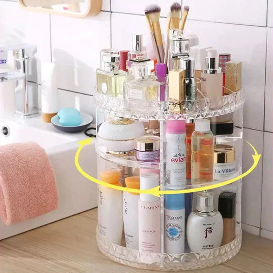 Rotating 360 Cosmetic Organizer