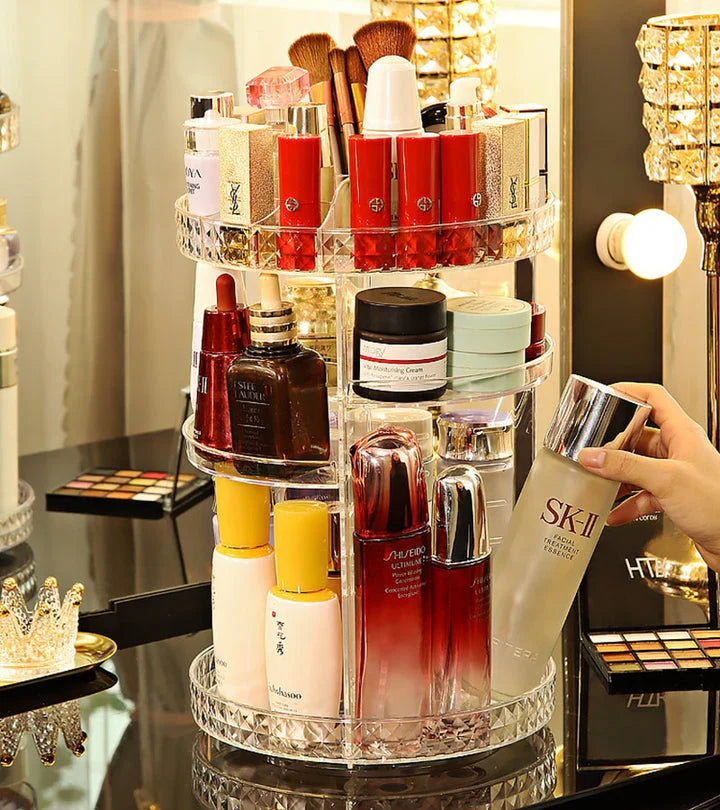 Rotating 360 Cosmetic Organizer