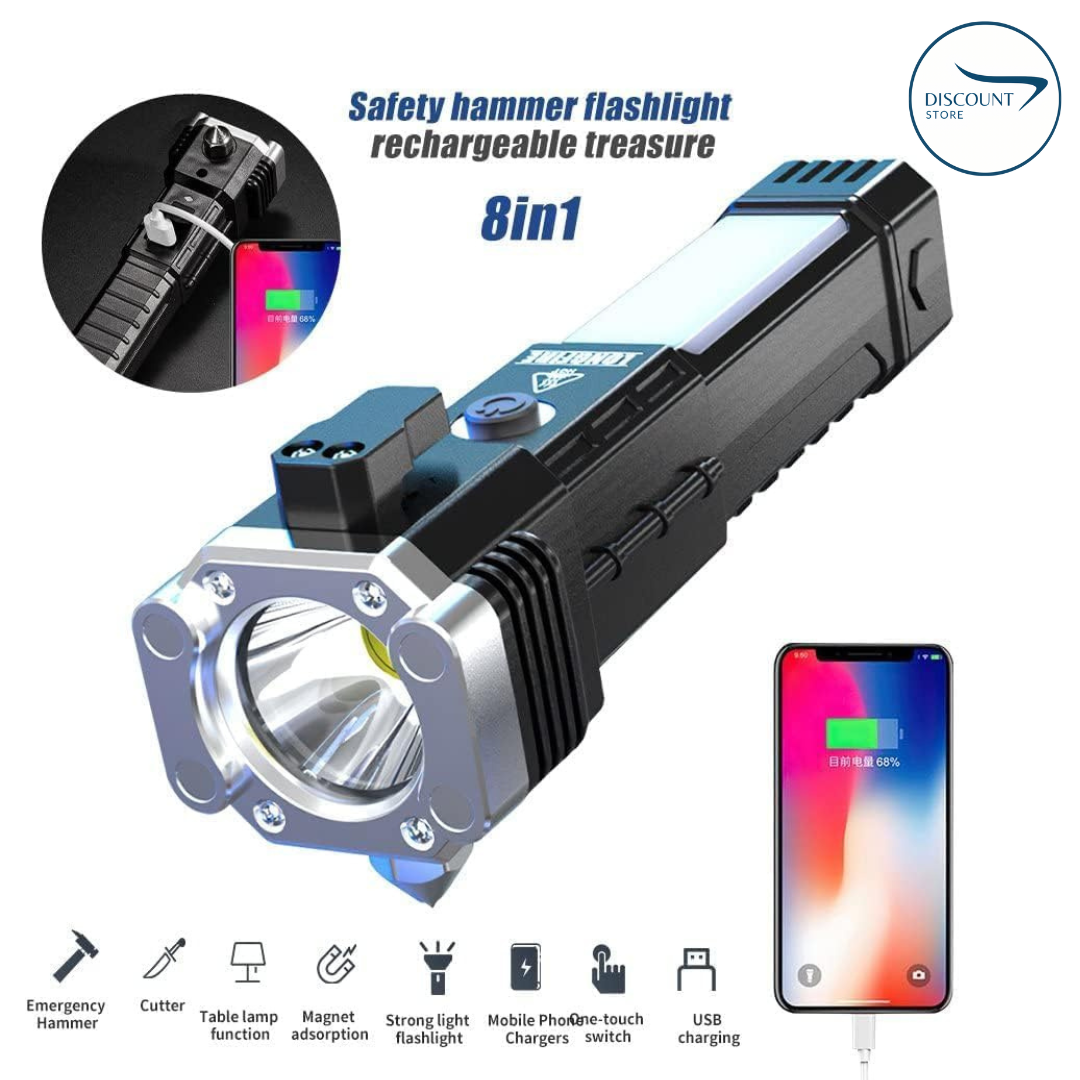 Multifunctional LED Torch Light - (IMPORTED)