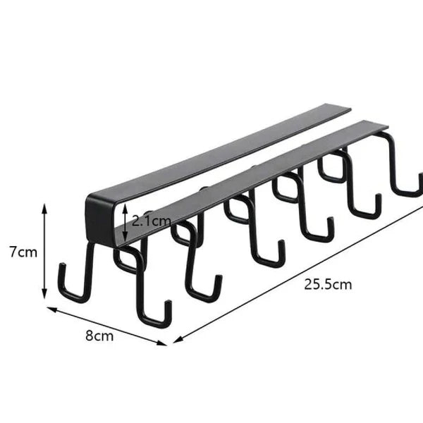 Storage Rack With Hooks 12 Hooks Storage Rack – Homerg