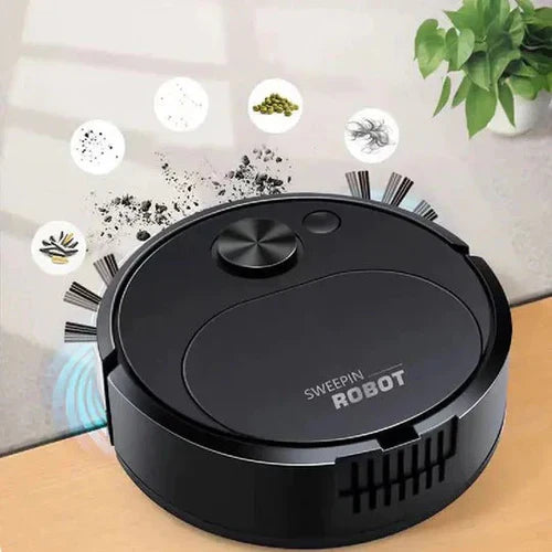 3 In 1 Sweeping Robot Vacuum Cleaner, Smart Wireless Dragging Cleaning Sweeper