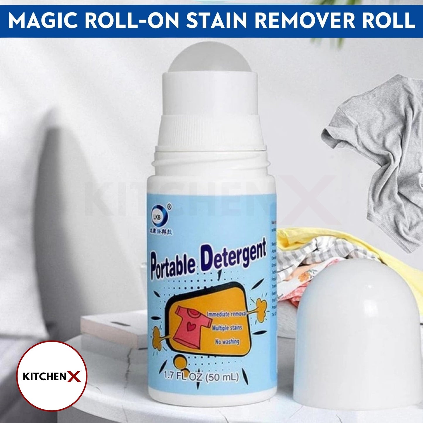 Portable Magic Stain Roll-on Cleaner