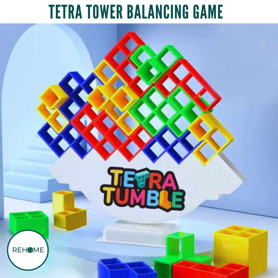 Tetra Tower Balancing Game