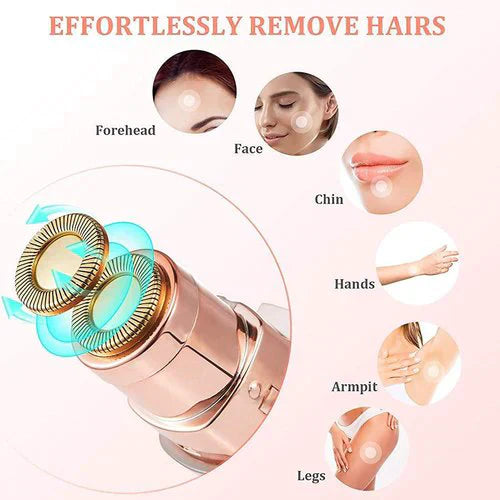 Flawless Hair Remover Facial Hair Remover - (CELL Operated)