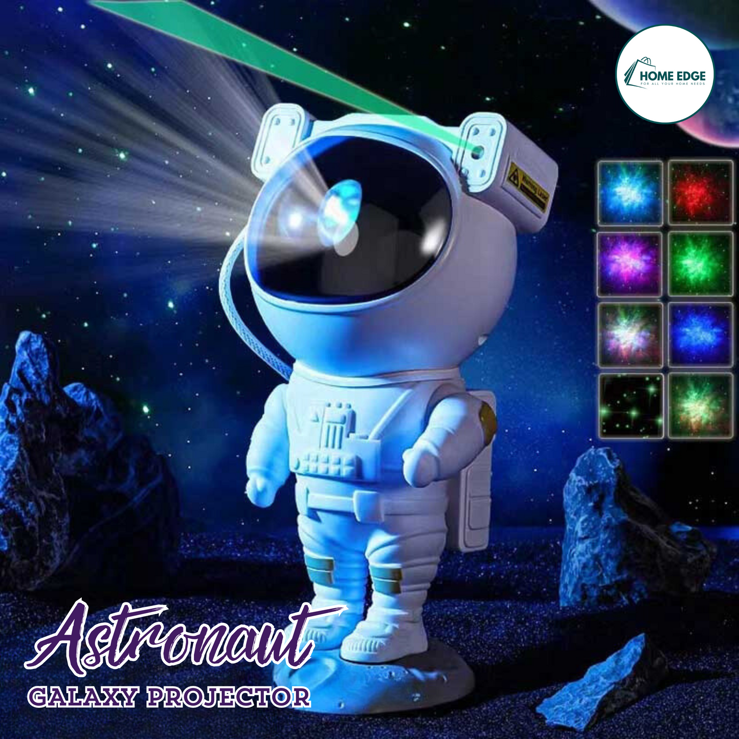 Astronaut Galaxy Starry Sky Nebula Light Projector