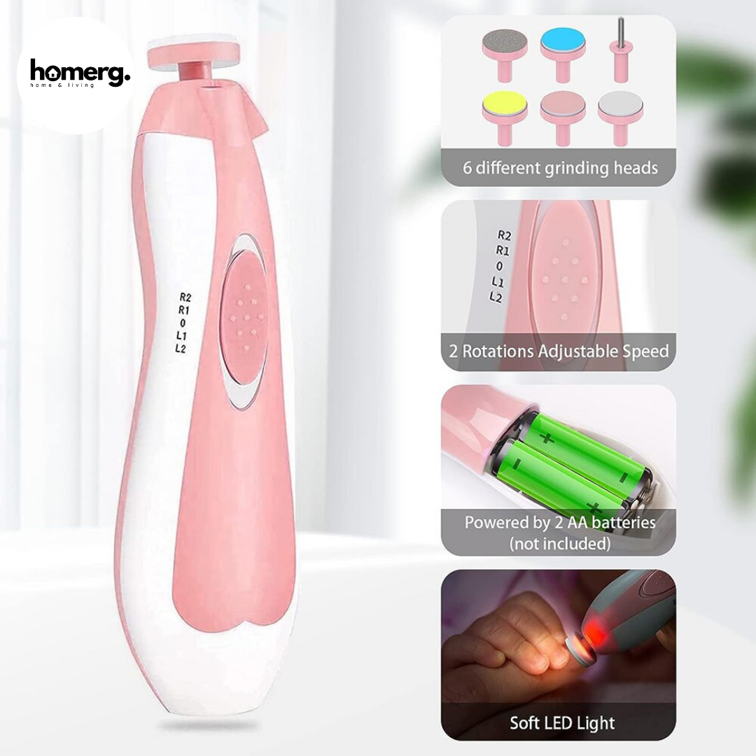 6 in 1 Electric Baby Nail Trimmer