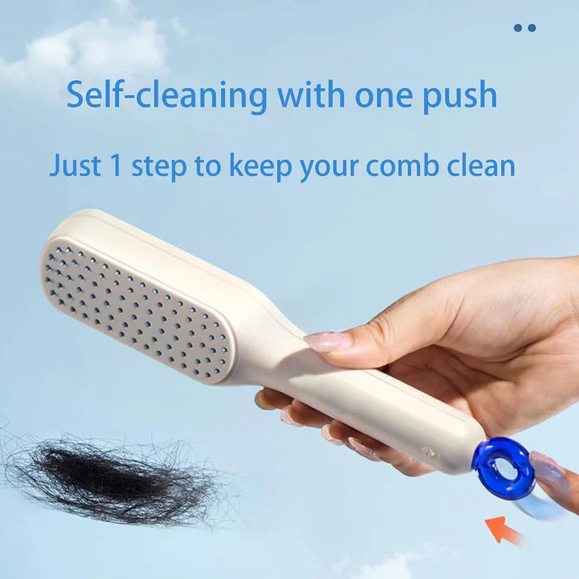 Self Cleaning Hair Comb