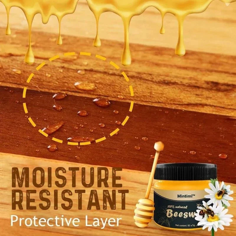 Natural Beeswax Furniture Polish for Wood Care