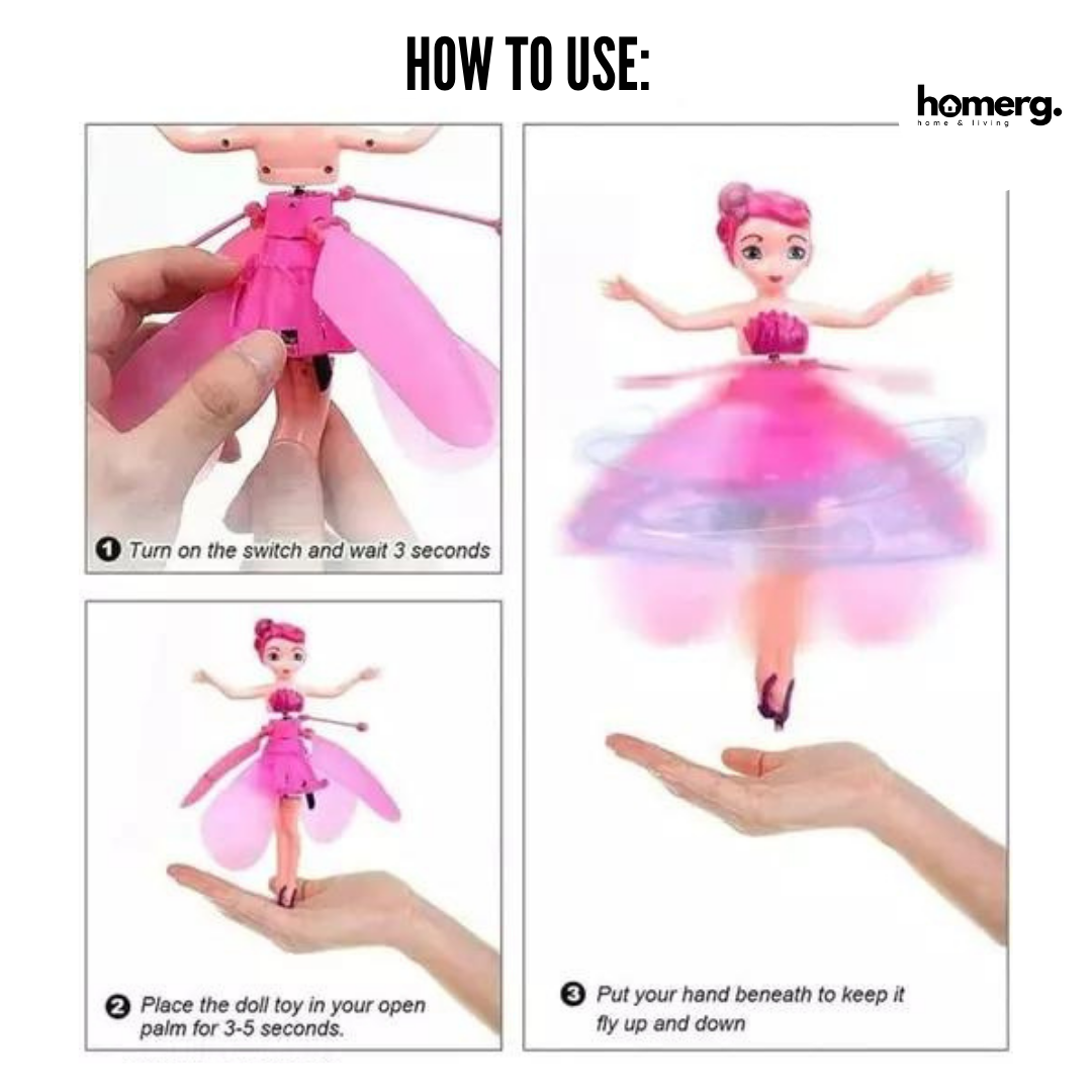 Magic Flying Fairy Princess Doll - (IMPORTED)