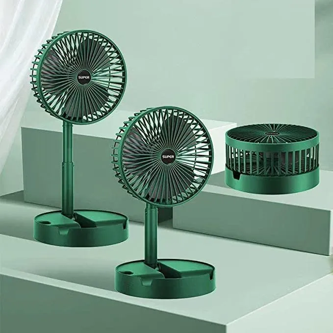 Telescopic Folding Fan Portable