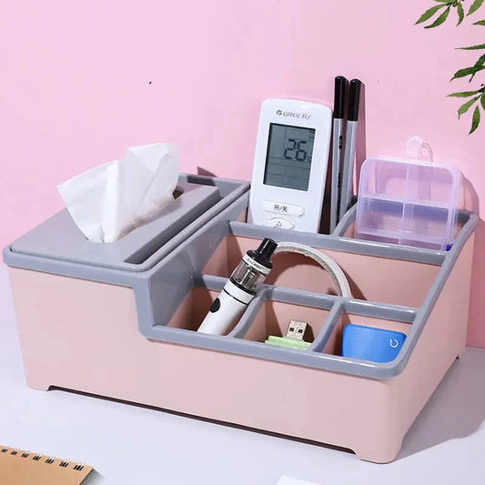 Multifunctional Tissue Storage Box Cover