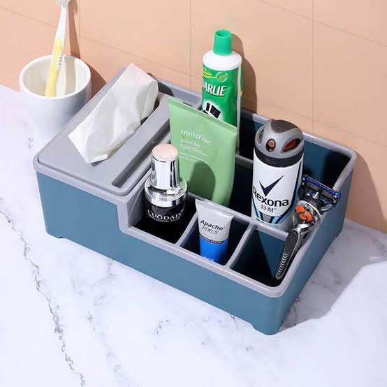 Multifunctional Tissue Storage Box Cover