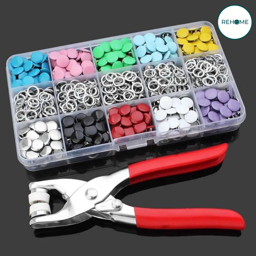 Pliers Snap Button Tool Kit - (FREE Delivery)