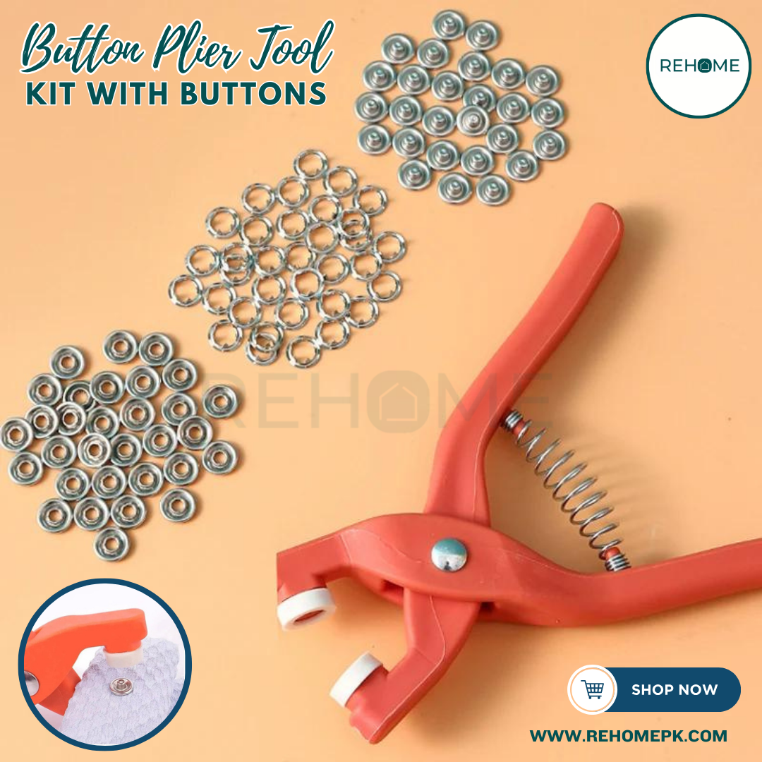 Pliers Snap Button Tool Kit - (FREE Delivery)