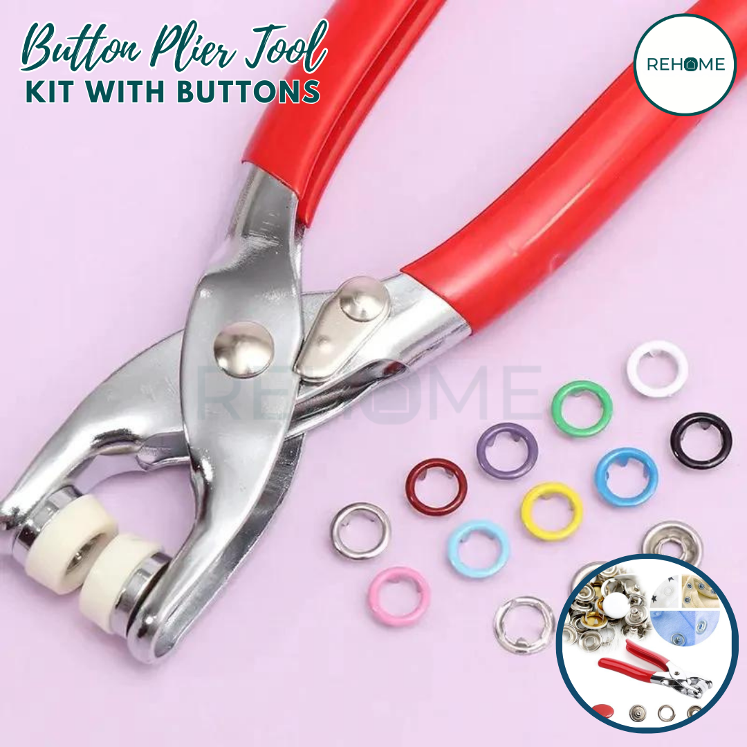 Button Snapping Tool Pliers Snap Button Tool Kit - (FREE Delivery) – Homerg