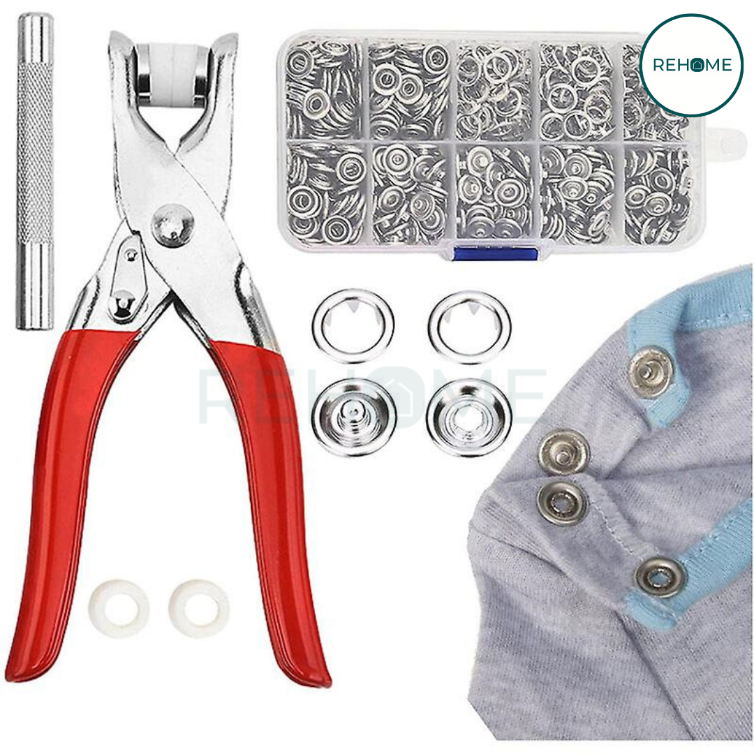 Pliers Snap Button Tool Kit - (FREE Delivery)