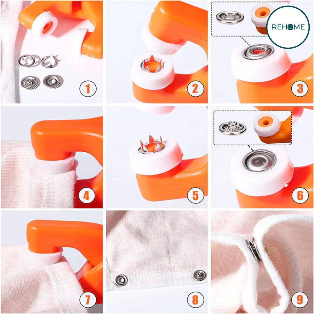 Pliers Snap Button Tool Kit - (FREE Delivery)