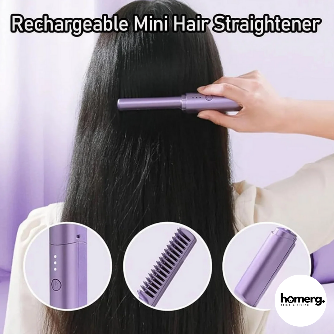 Wireless 2 in 1 Professional Hair Straightener Comb - (IMPORTED)