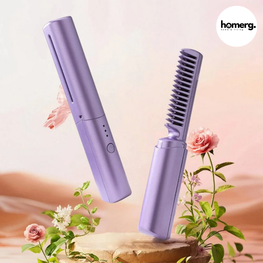 Wireless 2 in 1 Professional Hair Straightener Comb - (IMPORTED)