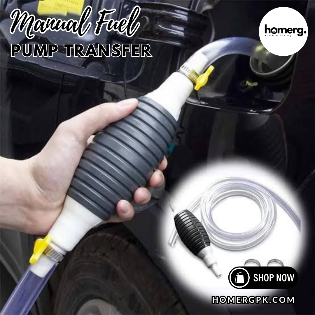 Manual Fuel Hand Pump Transfer Kit - (IMPORTED)