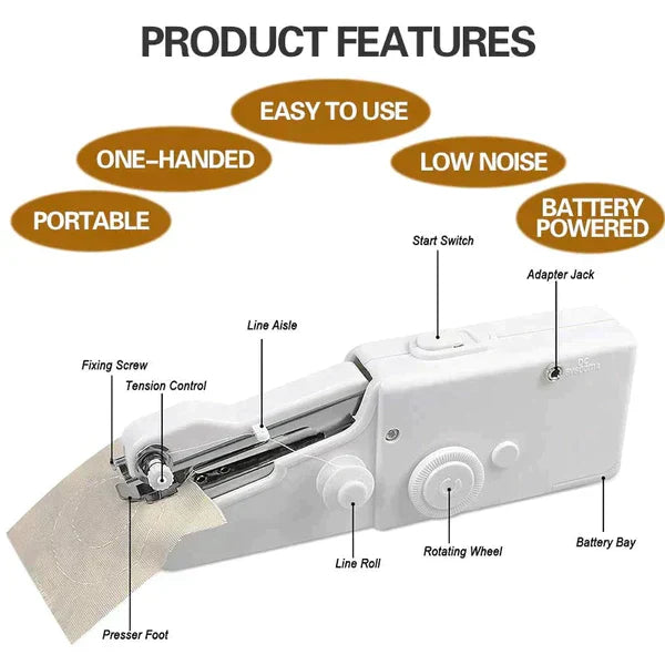 Portable Handheld Mini Sewing Machine