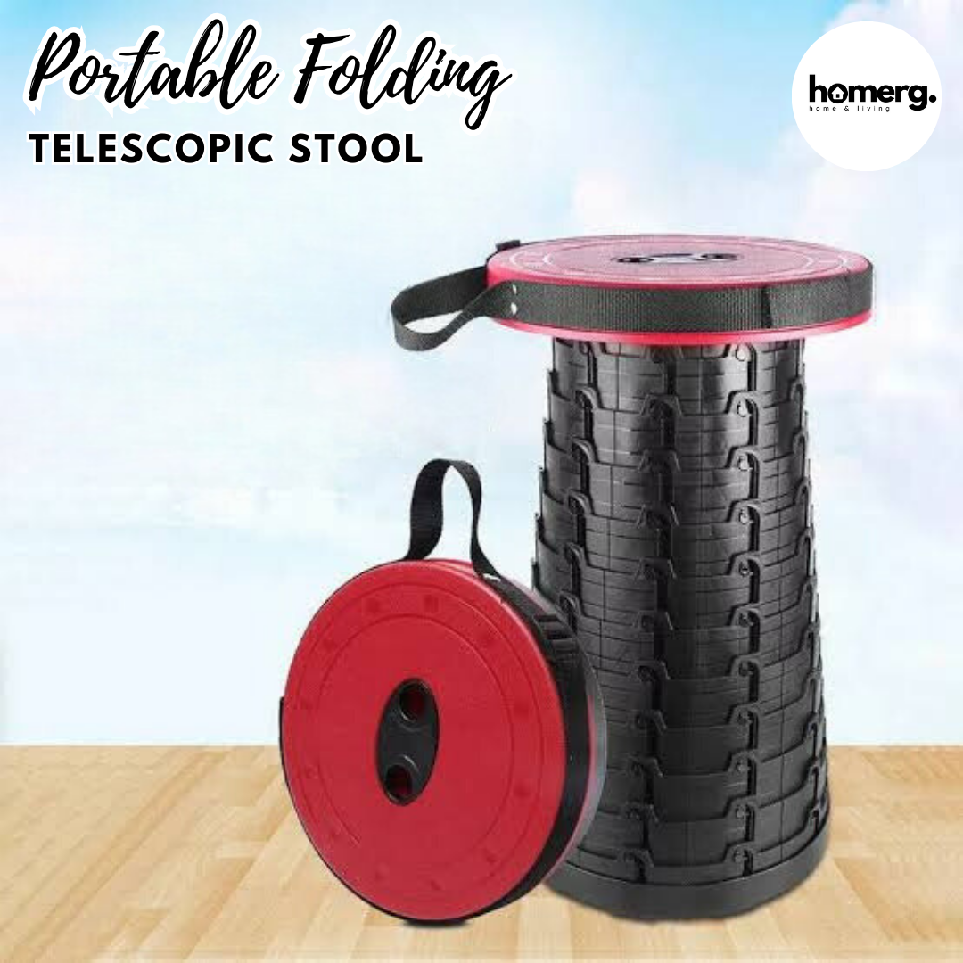 Portable Telescopic Folding Heavy Duty Stool - (IMPORTED)