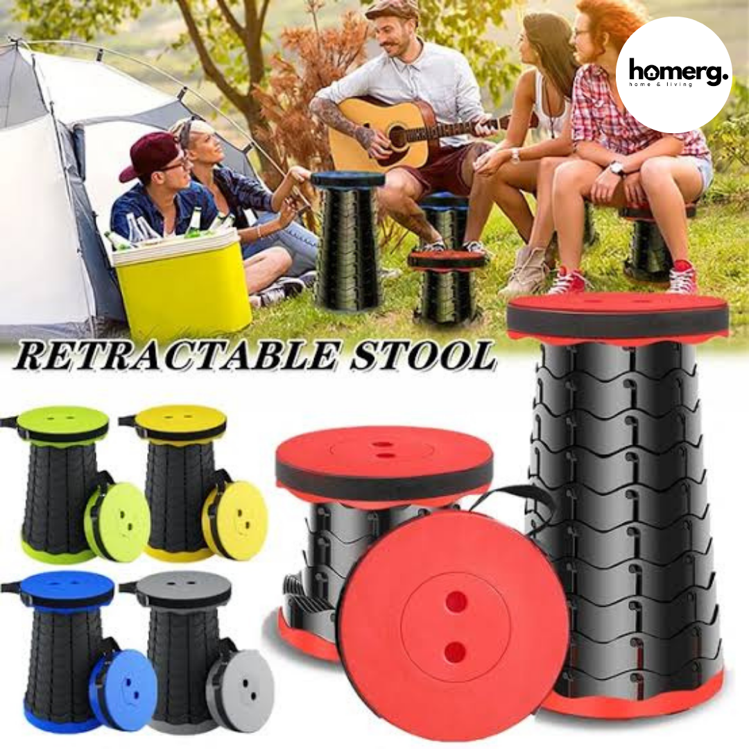 Portable Telescopic Folding Heavy Duty Stool - (IMPORTED)