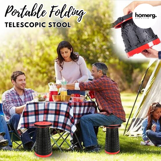 Portable Telescopic Folding Heavy Duty Stool - (IMPORTED)