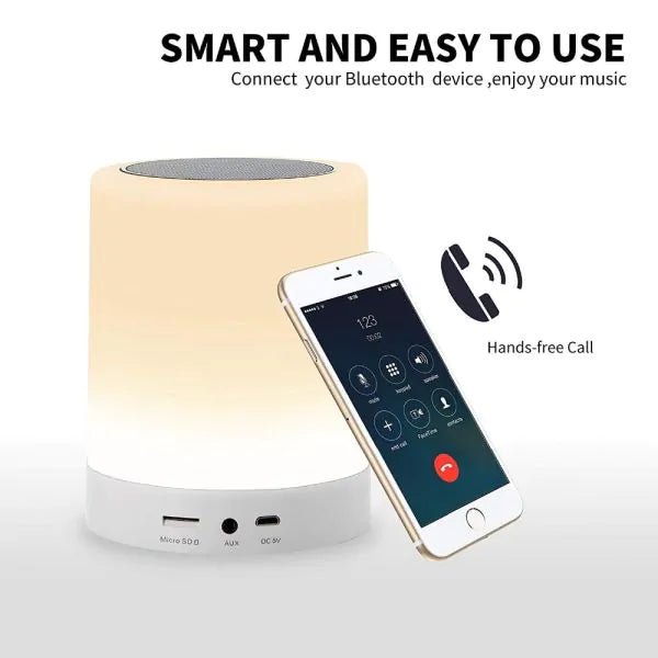 Wireless Bluetooth HiFi Speaker with Sound Light