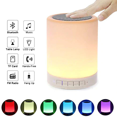 Wireless Bluetooth HiFi Speaker with Sound Light