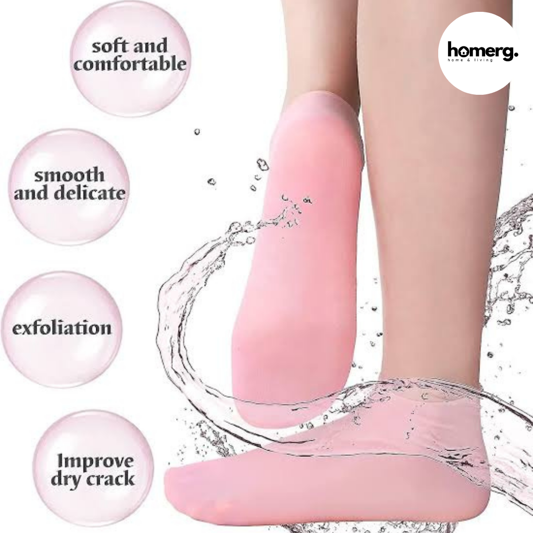 Silicone Moisturizing Gel Socks - (IMPORTED)