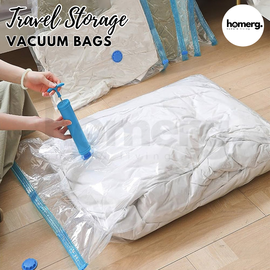 Vacuum Storage Bags With Suction Pump - (IMPORTED)
