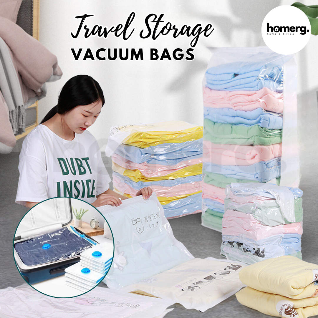 Vacuum Storage Bags With Suction Pump - (IMPORTED)