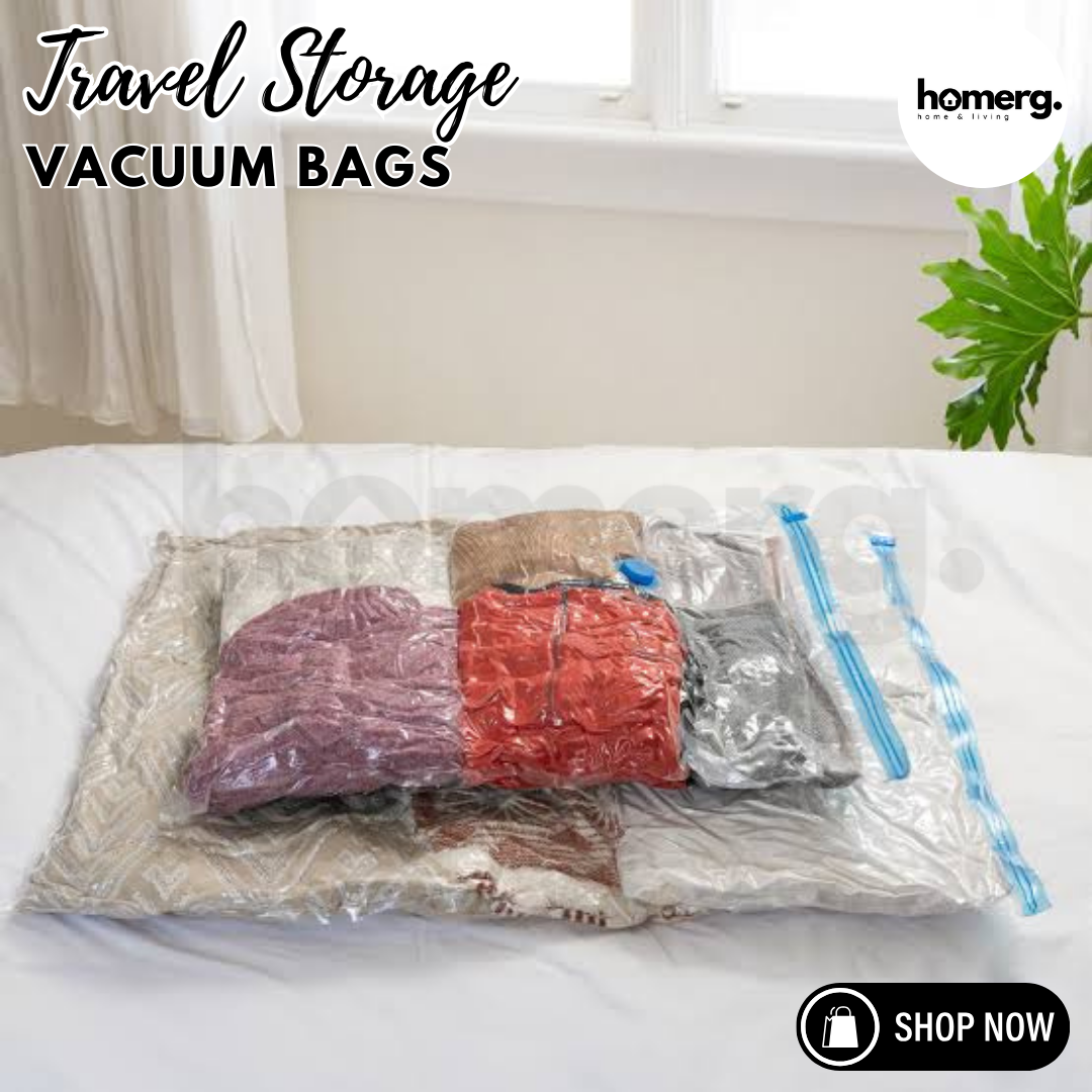 Vacuum Storage Bags With Suction Pump - (IMPORTED)