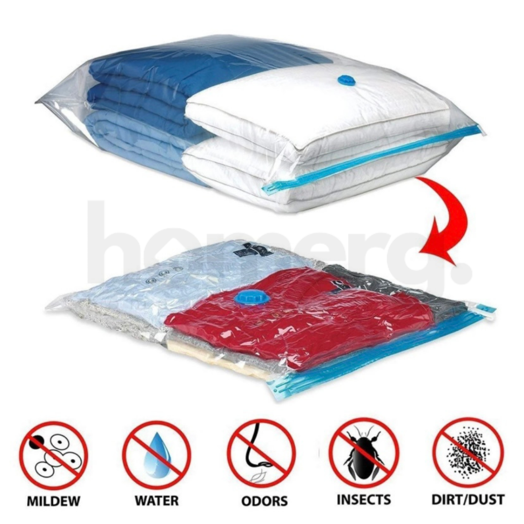 Vacuum Storage Bags With Suction Pump - (IMPORTED)