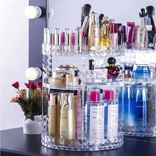 Rotating 360 Cosmetic Organizer