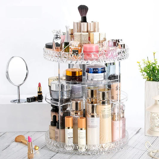 Rotating 360 Cosmetic Organizer